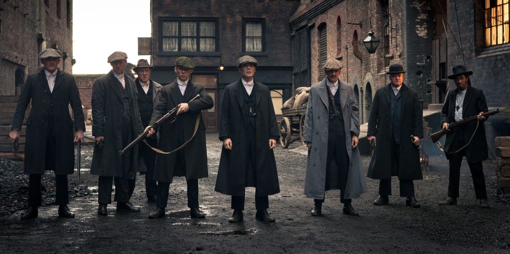 Benjamin ZEPHANIAH, CILLIAN MURPHY, IAN PECK, JACK HARTLEY, JOE COLE, KEVIN METCALFE, NED DENNEHY and Paul ANDERSON in PEAKY BLINDERS, 2013, directed by STEVEN KNIGHT. Copyright BRITISH BROADCASTING CORPORATION (bbc). Season 1 Episodie 6.