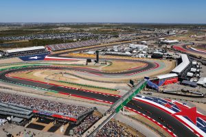 illustration, track, piste, circuit from above during the Formula 1 Pirelli United States Grand Prix 2024, 19th round of
